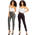 thumbnail image 1 of Set De 2 Leggings Elegantes Jegging Mujer a Cuadros Stretch Looks Formal y Casual Mayón y Mallones Mayón Mallones, 1 of 5