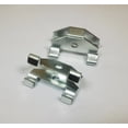 thumbnail image 1 of 2x Front Brake Pad Retaining Plate 7719 For Jaguar Mk2 Daimler V8 Mk10 E~type S1, 1 of 2