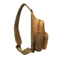 thumbnail image 3 of Worallymy Hombres Pecho Bolsa Botella de agua Crossbody Pack Hervidor al aire libre Almacenamiento Bolsa de hombro ajustable caqui Worallymy JD735804814, 3 of 7