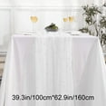 thumbnail image 2 of Dianli Pearl Sheer Table Runner Tulle Tablecloth Wedding Arch or Birthday Party Decoration Soft Gauze Drape 100x160cm Holiday Gift Ideas & Budget Picks, 2 of 5