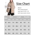 thumbnail image 6 of FEOYA Ladies Warm Puffer Vests Womens Stand Collar Outerwear Sleeveless Zip Up Jacket Winter Padded Crop Waistcoat with Pockets for Hiking Sport Athletics Outdoor XL Light Brown, 6 of 6