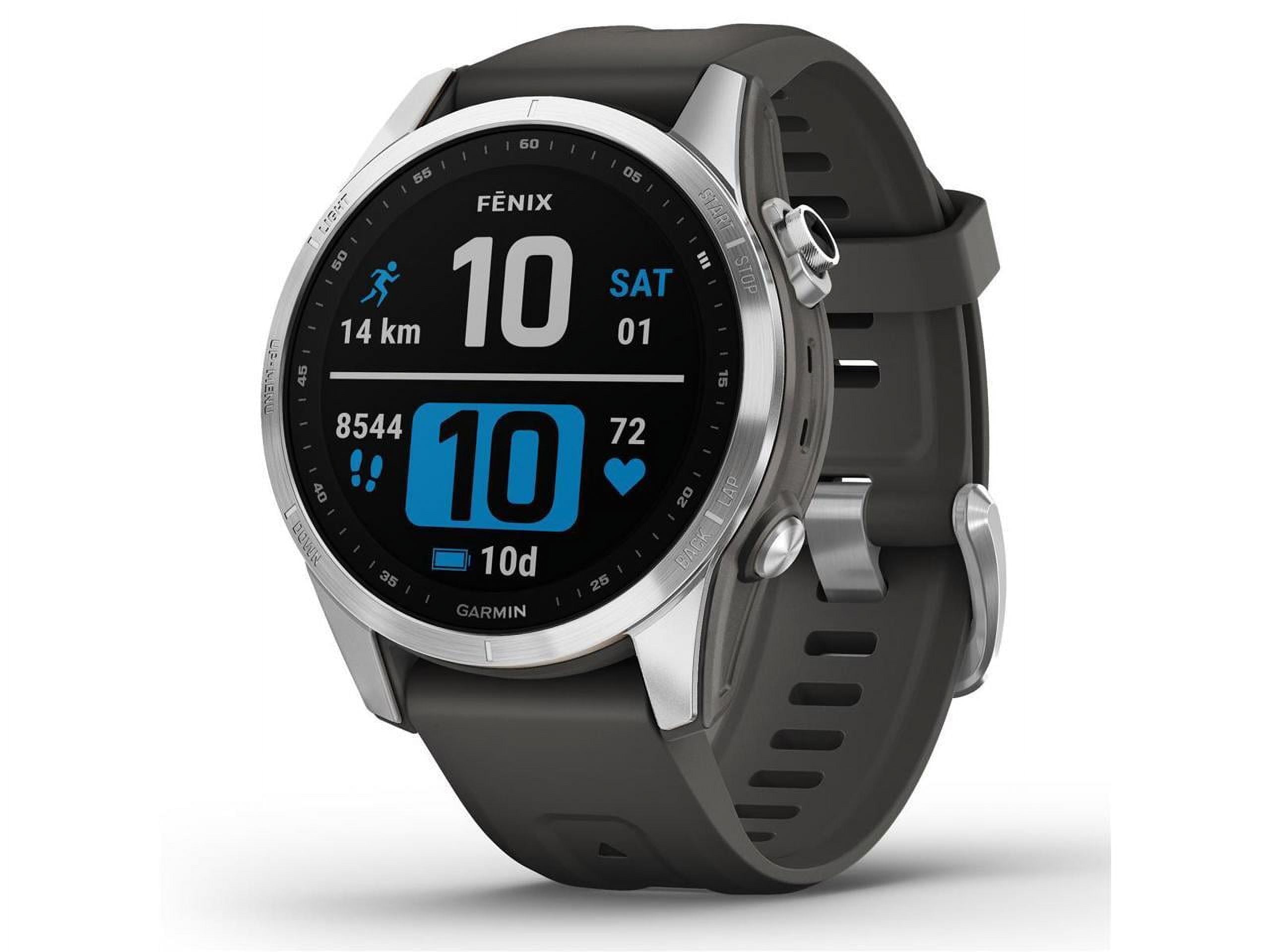 Garmin Fenix 5 Plus Sapphire, Black with Band - Walmart.com