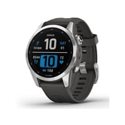 fenix 7S, Silver with Graphite Band