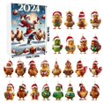 thumbnail image 5 of Calendario de cuenta atrás para Navidad, caja ciega de Adviento, caja de Color, embalaje, Mini colgante de pollo, decoración de árbol de Navidad, 5 of 5