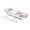 Colorful, variant on yotijay Small Tabletop Ironing Board Ironing Cuffs Neckline Foldable Legs for Apartments Colorful