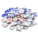 thumbnail image 4 of Mosaicos de porcelana azul y blanca de 85 gramos/3 onzas (aprox. 16 piezas) de varios tipos de mosaicos irregulares de cerámica de 3 a 6 cm/1,2 a 2,4 pulgadas de tamaño, 4 of 5