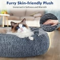 thumbnail image 4 of DABEI Calming Plush Pet Cushion Sofa, Pet Bed,Fluffy Pillow Nest For Cats, Small Dogs And Medium Dogs, 4 of 15