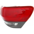 thumbnail image 3 of For Jeep Grand-Cherokee 2014-2021 Tail Light Assembly Passenger Side | Outer | Laredo Limited Overland Summit On Body | w/ Gray Trim | CH2805110 | 68236104AC, 3 of 5
