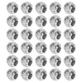 thumbnail image 2 of Beard Jewelry Beads, Retro Silver Alloy DIY Bracelets 30pcs Dreadlocks Hair Beads For Banquet ANGGREK Otros, 2 of 8
