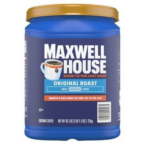 Maxwell House Original Roast Medium Ground Coffee, 43.1 oz.Pack of 2