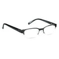 thumbnail image 2 of Equate Women's Rose Reading Glasses with Case, Black, +2.50, 2 of 9