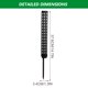 thumbnail image 5 of Soporte de columna para plantas trepadoras de musgo, pequeño, de PVC y ABS para interiores, 5 of 6