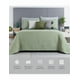 thumbnail image 3 of Edredón Xtellar Ligero Doble Vista Real Textil + 2 Fundas de Almohada, Juego de Colcha Matrimonial, Color  Verde, 3 of 4