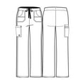 thumbnail image 2 of Maevn Blossom 9202T Womens Tall Utility Cargo Pant, 2 of 2