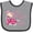 Heather and Black, variant on Inktastic I Have Been Promoted to Big Sister Pink Girls Baby Bib