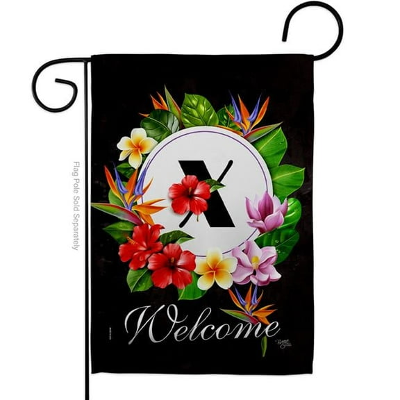 Breeze Decor G180284-BO Tropical X Summertime 13 x 18.5 in. Double-Sided Decorative Vertical Garden Flags for House Decoration Banner Yard Gift