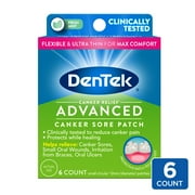 DenTek Canker Relief Advanced Canker Sore Patch, 6 Count