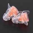 thumbnail image 2 of TISHITA 1 Paire de Bouchons d'Oreilles en Silicone Anti-Bruit Protection Auditive Orange, 2 of 8