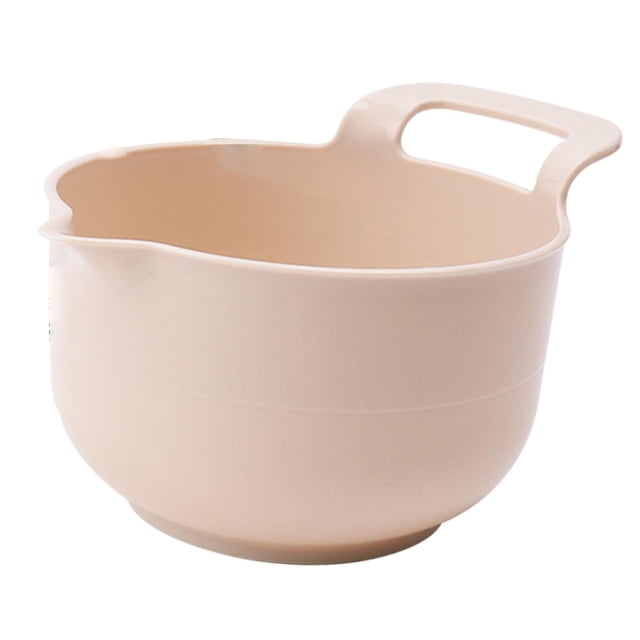 Cuenco para ensalada, cuenco para mezclar, fácil de limpiar, para uso alimentario, base antideslizante, duradero, práctico, vajilla versátil con 15 litros