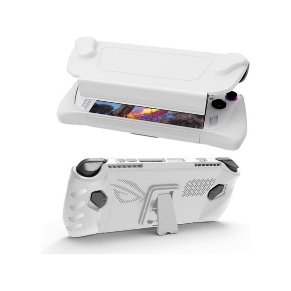 Étui Complet pour ASUS Rog Ally 2023, Étui de Protection Portable avec Coque avant Détachable et Béquille pour Rog Ally, Antichoc/antidérapant/anti-collision
