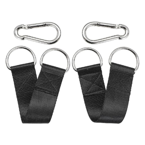 Heavy Type Swing Strap With Carabiner Breaking Strength Nylons Hammocks Belt for Outdoor Use