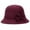 Wine Red, variant on ievspot 1 Pcs Women Vintage Felt Cloche Hat Winter Vintage Bow Fedora Bucket Hat Bowler Hats for Womens