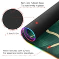 thumbnail image 4 of Green Clover Organic Material Wind RGB Gaming Mouse Pad Large Keyboard Mat Rubber Base 13 Light Modes, 4 of 6