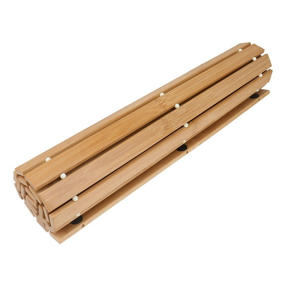 WRITWAA Bamboo Shower Mat Non Slip Bamboo 1Set