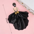 thumbnail image 3 of BallsFHK New Wedding Dress Cupcake Topper Back Silk Skirt Cake Topper Girl Lady Birthday Cake Decorations Party Cake Party Supplies, 3 of 5