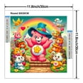 thumbnail image 5 of 2024 nuevos kits de pintura de diamantes redondos de oso de dibujos animados lindo animal kawaii oso de peluche DIY taladros mosaico bordado punto de cruz regalo, 5 of 5