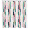 thumbnail image 3 of Ambesonne Abstract Shower Curtain, Avant-Garde Color Stripes, 69"Wx84"L, Multicolor, 3 of 3