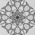 thumbnail image 1 of Ahgly Company Machine Washable Indoor Square Transitional Platinum Gray Area Rugs, 4' Square, 1 of 7