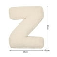 thumbnail image 6 of Eoperou Alphabet Pillow A-Z - 26 Letters Shape Plush Stuffed Toy, Sofa, Bed Decor, 6 of 8