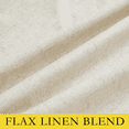 thumbnail image 3 of NICETOWN 100% Blackout Curtains, Natural Linen Blackout Short Curtains Noise Reducing Energy Saving Grommet Drapes with Thermal Insulated White Liner for Kitchen, 34"x48", 2 Panels, 3 of 7