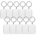thumbnail image 3 of Llavero de acrílico transparente de 10 Uds., llavero con marco de foto en blanco, suministro de llavero DIY, 3 of 5