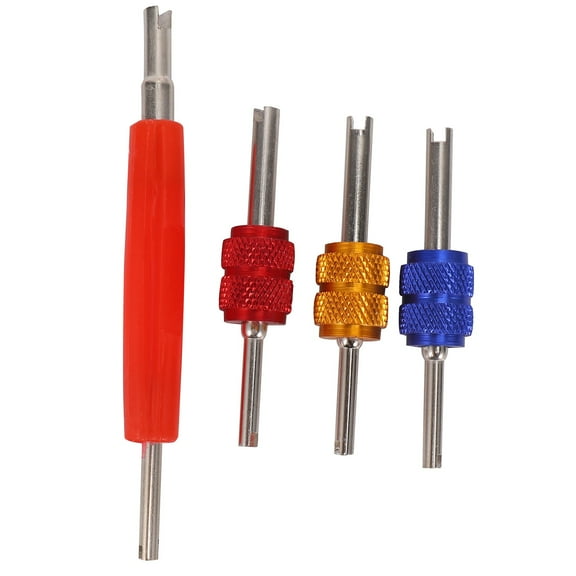 Rollbacks & More 4Pcs R134 R12 A/C HVAC Air Conditioner Schrader Valve Stem Core Remover Tool (Remover Tool)