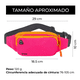thumbnail image 2 of Cangurera Riñonera  Bloosom Deportes Gym Correr Audífonos Llaves Rosa, 2 of 4