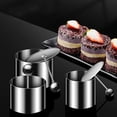 thumbnail image 3 of Stainless Steel Cake Mold Set - 4 Sizes, Round Shapes for Baking, Mousse, Pastry & Rice Ball Making Cake Molds For Baking Cake Molds Baking, 3 of 5