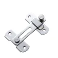 thumbnail image 1 of 2pcs Stainless Steel Gate Latches Pet Gate Latch Safety Door Lock, 1 of 5