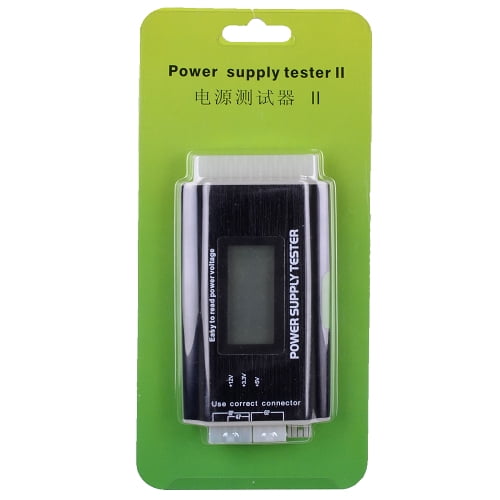1.8 LCD 20+4-pin Power Supply Tester w//8//6//4-pin Connectors