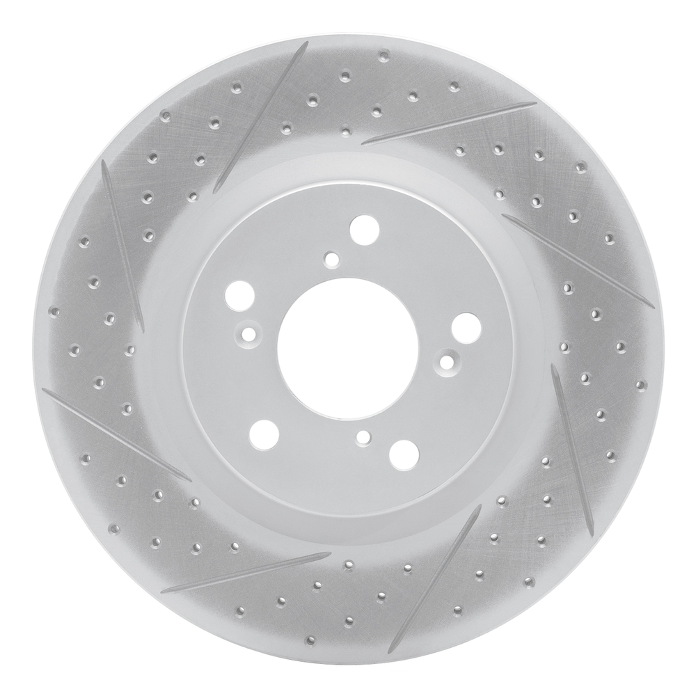 Dynamic Friction Company 830-59056L DFC Geoperformance Rotor - Drilled and Slotted