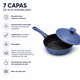 thumbnail image 2 of Batería De Cocina 12 Piezas Aluminio Fundido Inducción Antiadherente FlavorStone Fortezza, 2 of 4
