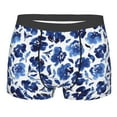 thumbnail image 5 of Uemuo Blue Roses Pattern Men's Boxer Briefs,Trunk Anti-Chafing,Comfortable, Durable, and Stylish Underwear-XX-Large, 5 of 9