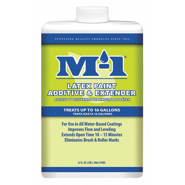 M1 Latex Paint Conditioner,Blue,1 qt 70332M