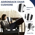 thumbnail image 2 of Outdoor Adirondack Chair Cushion, 50”x20” High-Back Rocking Chair Pad, Waterproof Patio Furniture Cushion for Indoor & Outdoor Use, 2 of 7