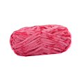 thumbnail image 2 of Hilo de lana grueso para tejer a mano, 80 m, hilo de lana gigante voluminoso, hilo voluminoso para tejer a mano. Rosa roja, 2 of 9