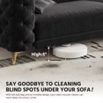 thumbnail image 5 of VEPXXP 97.7" 3-in-1 Convertible Sleeper Sofa, Pull Out Sofa Bed with Deep Seat & Movable Ottoman, Button Tufted Couch for Living Room, Black, 5 of 9