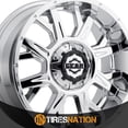 thumbnail image 4 of 20x9 Gear Off Road 742C Kickstand Chrome Wheel 8x180 (18mm), 4 of 5