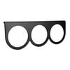AUTO METER 3233 2-5/8IN 3-HOLE GAUGE PANEL, BLACK, ALUM