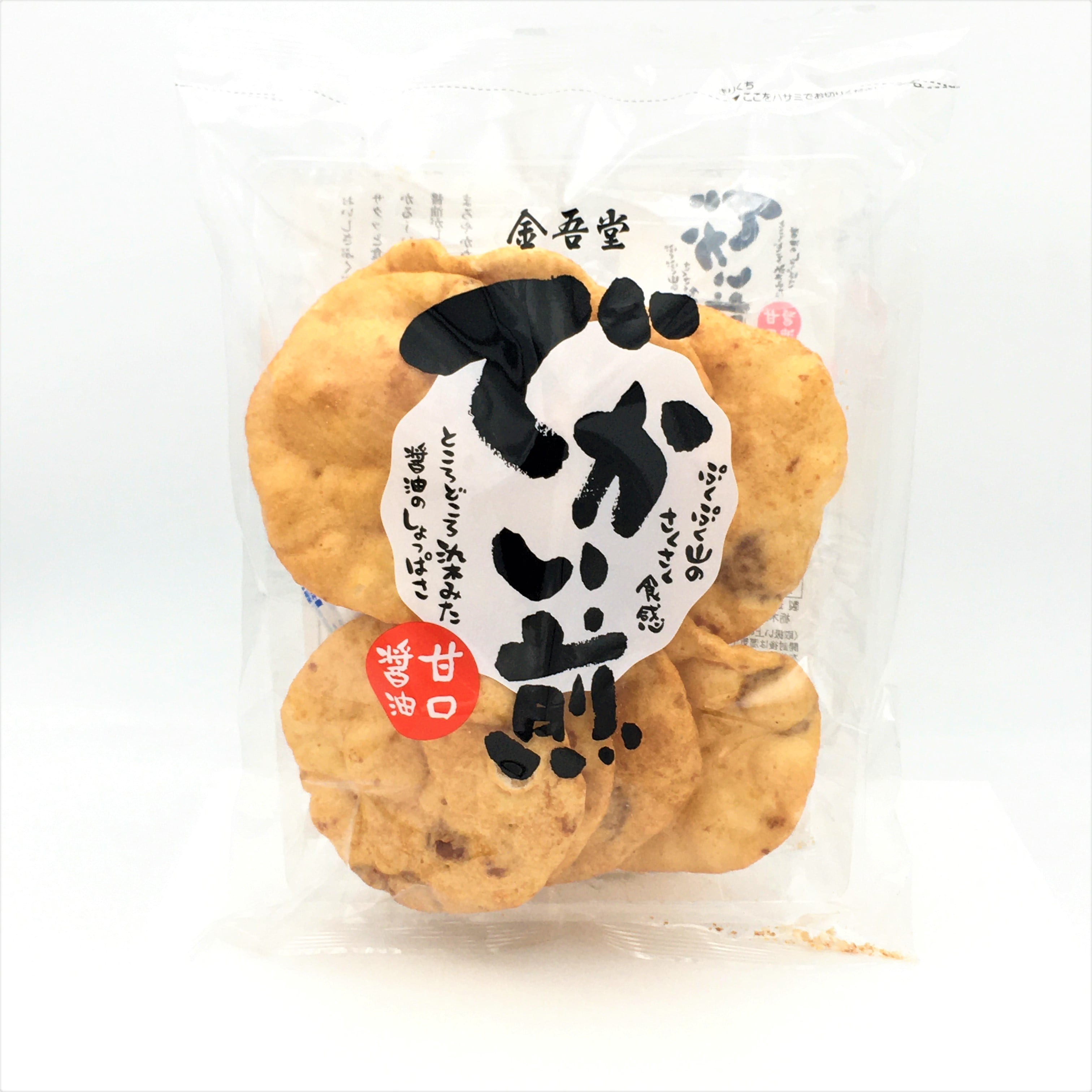 Kingodo Japanese Baked Rice Cracker 3.21oz/92.2g (8pc)